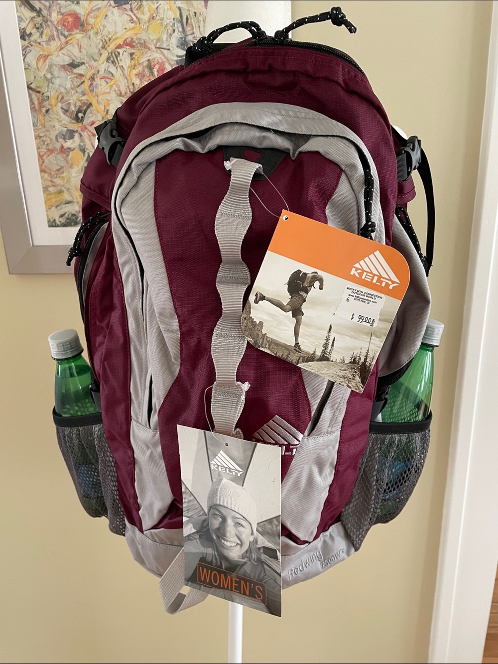 KELTY REDWING 2600 WOMEN’S BACKPACK Burgundy Grey Black New with Tags